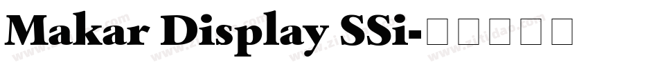 Makar Display SSi字体转换